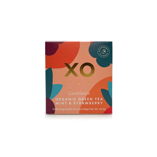 XO Tea - Green Tea, Mint & Strawberry Certified Organic (Casablanca)