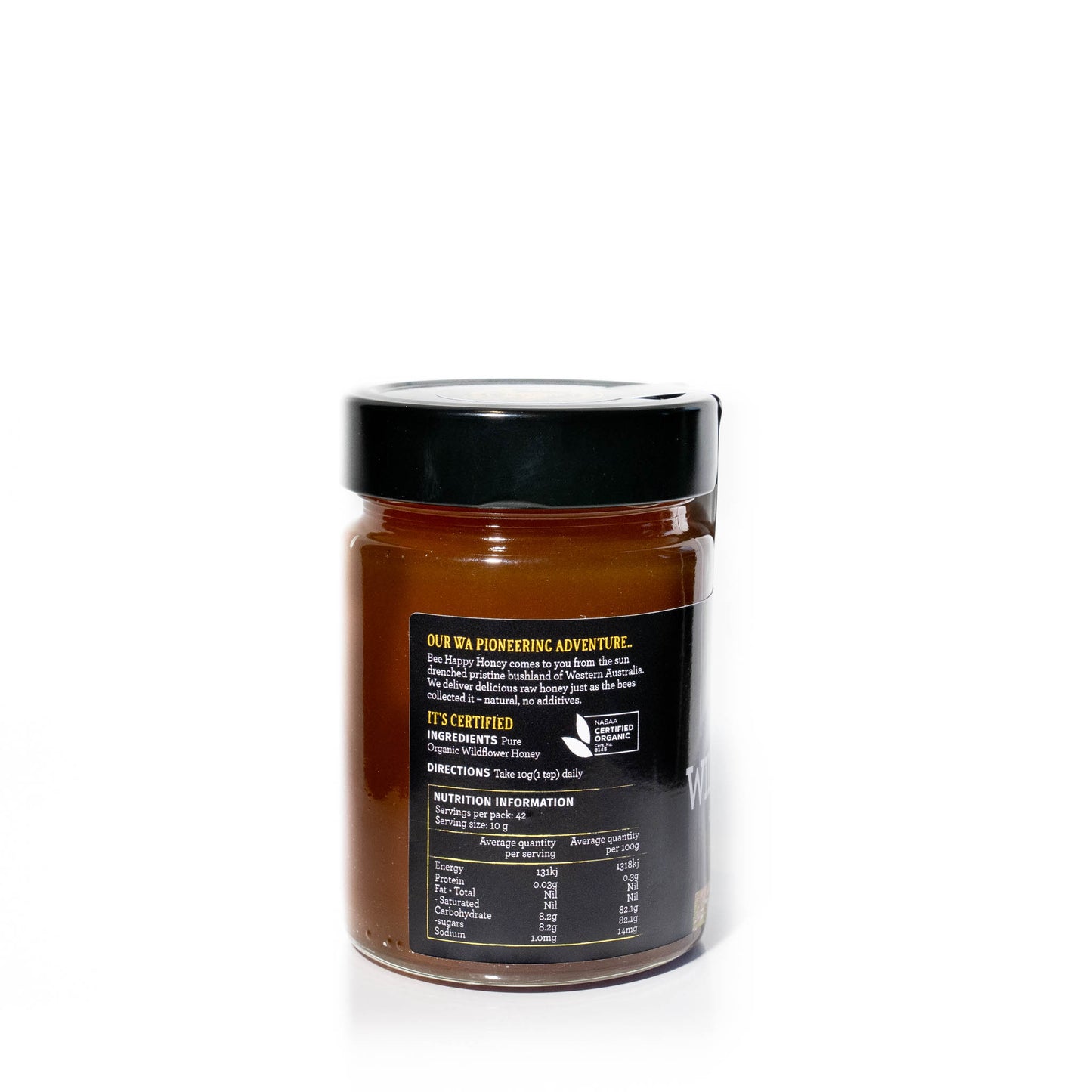 Bee Happy Apiaries | Certified Organic Wildflower Raw Honey