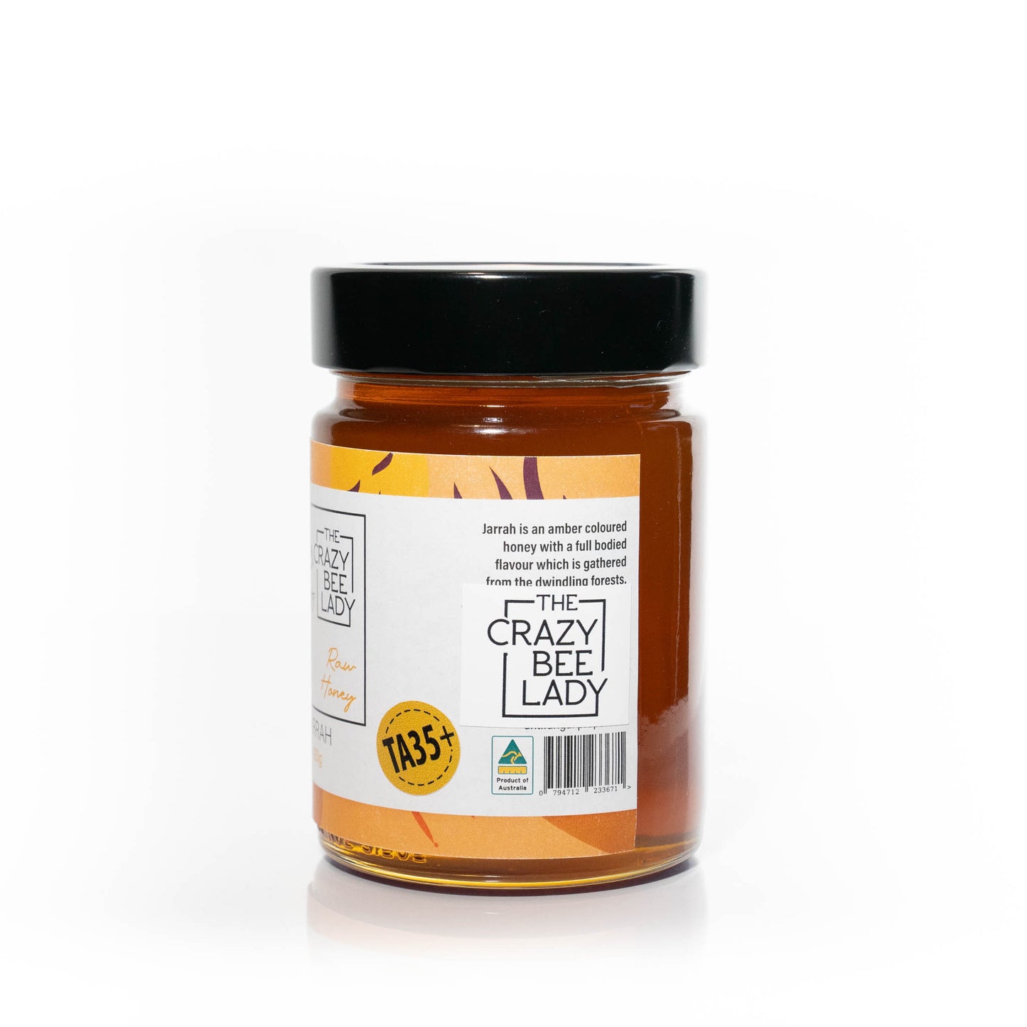 The Crazy Bee Lady | Premium Jarrah TA35+ Active Honey