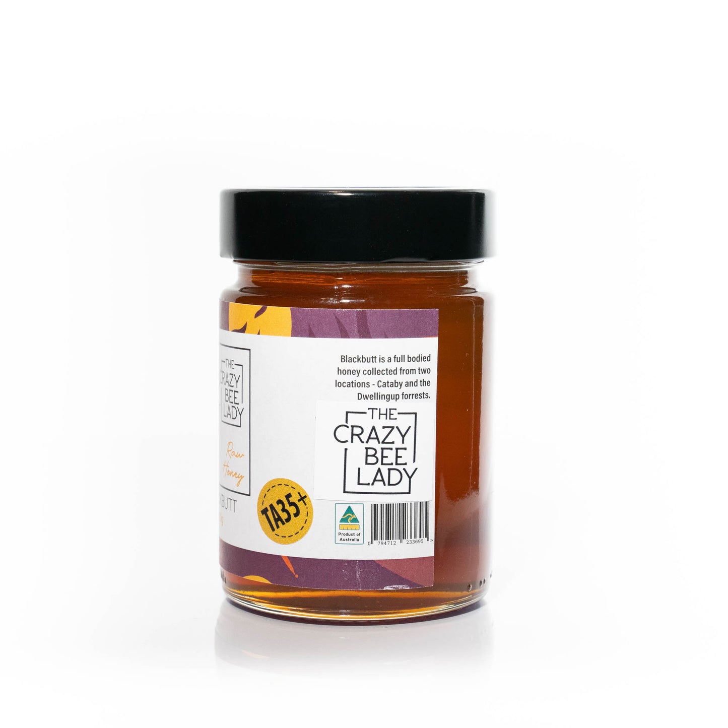 The Crazy Bee Lady | Premium Blackbutt TA35+ Active Honey