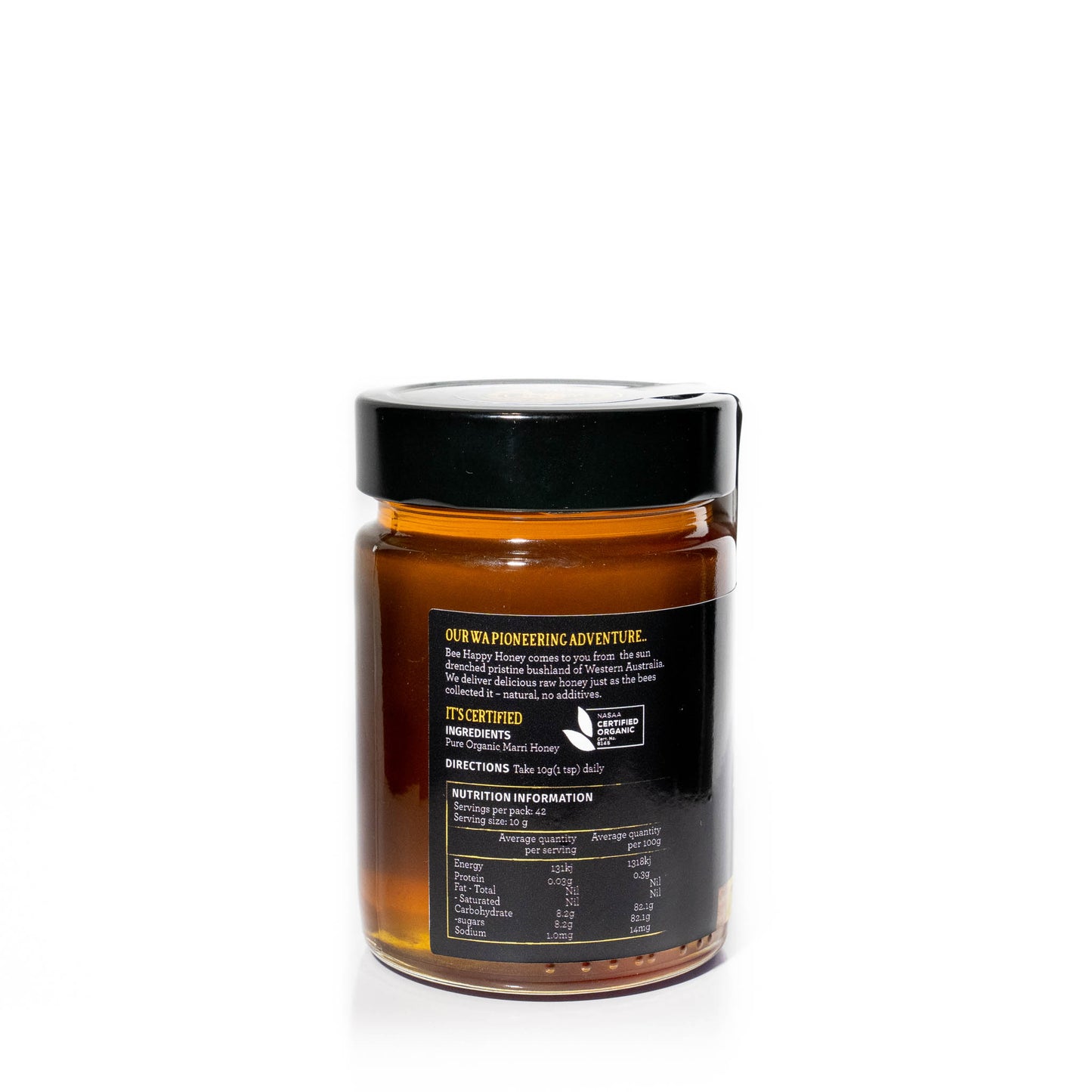 Bee Happy Apiaries | Certified Organic Marri TA35+ Active Honey