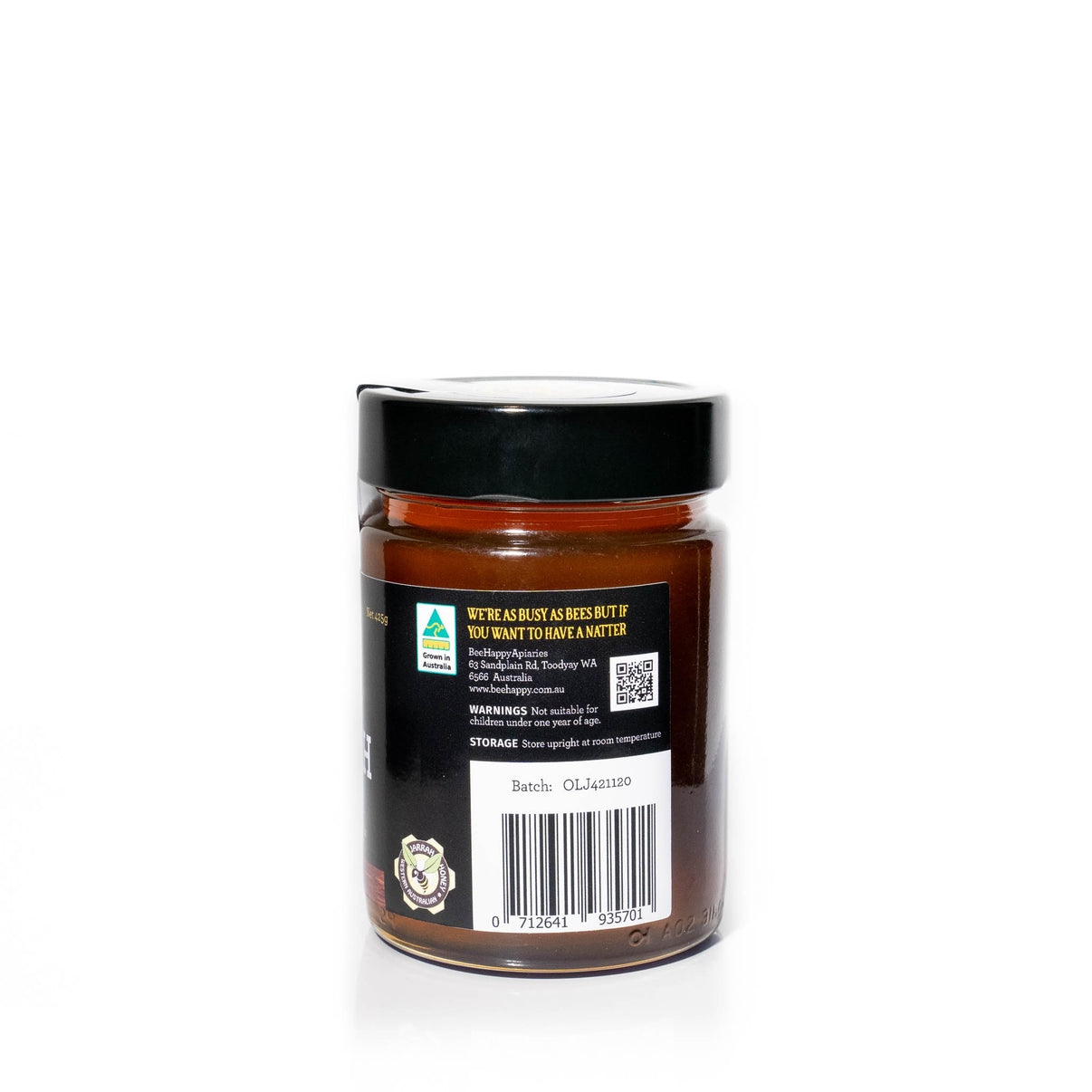 Bee Happy Apiaries Certified Organic Jarrah Ta35 Active Honey The